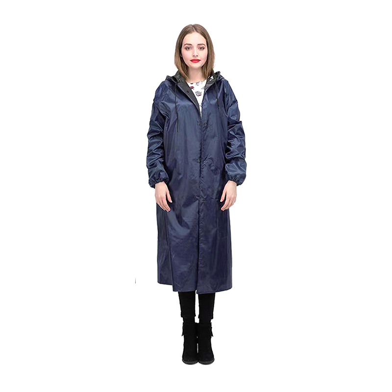 เสื้อกันฝน Poncho PVC ยาวทนน้ำมันกันน้ำ